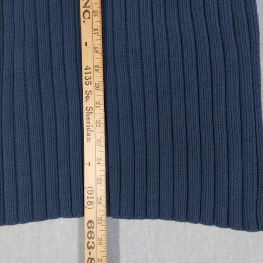 Old Navy Y2K Sweater Ribbed‎ Varsity Striped Mens XXL Preppy Grandpacore Casual - Picture 14 of 14